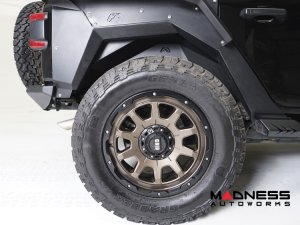 Jeep Wrangler JL Fender Flares - Fab Fours - Rear - Fender Liner For Base System - 4 Door